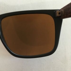 BNWT Matte Black Wood Sunglasses